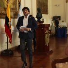 José De La Gasca dio una rueda de prensa este 2 de enero en la Gobernación del Guayas.