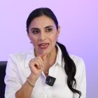 La vicepresidenta Verónica Abad en una entrevista con EXPRESO, semanas atrás.