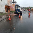 La lluvia generó varios problemas en la ciudad