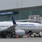 Nave. Uno de los aviones de la aerolínea Copa Airlines.