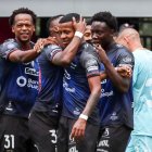 Sangolqui, domingo 7 de abril del 2024 Cotejo entre Independiente del Valle vs Libertad, por la Fecha 7 de la primera etapa, de la Serie A, Campeonato de la LigaPro Ecuabet 2024, Estadio Banco de Guayaquil Fotos:Rolando EnrÃ­quez/API