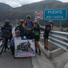 Los aventureros ecuatorianos en el periplo a Colombia.