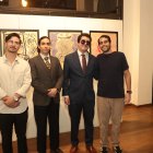 Luis Boloña, Manuel Nivela, Víctor Hugo Marín Rosillo, expositor) y Alejandro Santoro.