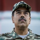 El presidente de Venezuela, Nicolás Maduro, participa durante un acto este martes 7 de enero en Caracas (Venezuela).