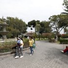 Los vecinos también piden un arreglo en el parque Central de Cumbayá.