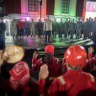 El presidente de Venezuela, Nicolás Maduro, participa durante un acto este martes en Caracas (Venezuela).