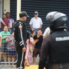 Familiares de la víctima llegaron al sitio.