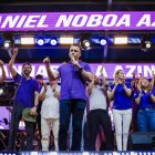 Noboa realiza actos de campaña desde la tarde del 9 de enero de 2025.