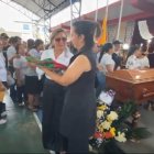El funeral del alcalde de Arenillas, Eber Ponce, se realizó este 13 de enero. Luego el féretro fue trasladado para el sepelio.
