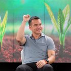 El presidente Daniel Noboa en un acto oficial.