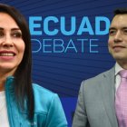 Luisa González y Daniel Noboa ya debatieron entre sí en la segunda vuelta electoral del 2023.