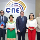 La Misión de Observación Electoral de la Unión Europea se reunió con autoridades del CNE.