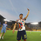 Ángel Mena se retiró de la selección de Ecuador jugando en el Monumental