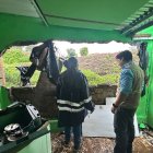 Una vivienda sufre un colapso por las fuertes lluvias.