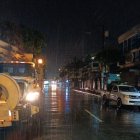 Fuertes lluvias sorprende a los guayaquileños.