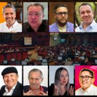 Estos son los candidatos a asambleístas nacionales que encabezan las 12 listas que aparecerán en la papeleta electoral.