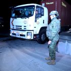 Los vehículos con los paquetes electorales salieron de Quito este 17 de enero.