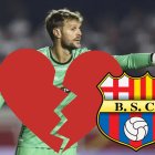 Javier Burrai el último arquero en salir de Barcelona SC.