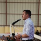 El presidente de la República, Daniel Noboa, en una actividad reciente.