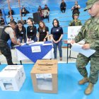 Uno de los recintos electorales que se prepararon para el primer simulacro de las elecciones generales de 2025.