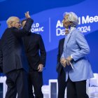 Cita. Una de las reuniones del Foro Davos en el 2024.