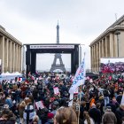 Multitudinaria convocatoria en París