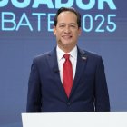 Debate. Cucalón durante su intervención.