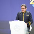 Debate. Víctor Araus durante su intervención en el Debate 2025.