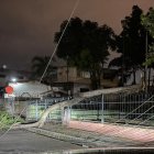 Situación. El corte de energía se originó por la caída de un árbol.