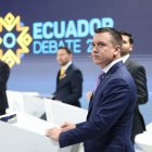 Daniel Noboa en el debate presidencial del 19 de enero de 2025