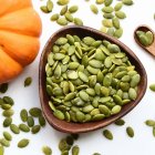 Referencial. Semillas de calabaza.