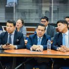 Centro: Pablo Muentes, exasambleísta del Partido Social Cristiano, es llamado a juicio por delincuencia organizada.