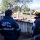 Los integrantes de la unidad de bienestar animal actuaron de inmediato ante la denuncia de maltrato.