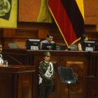 Diana Salazar, fiscal General del Estado presenta su informe de labores ante el pleno de la Asamblea Legislativa