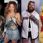 Benson Boone, Shakira, Teddy Swims y Sabrina Carpenter.