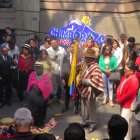 Organización. El prefecto de Chimborazo presentó a los principales personajes del Pawkar Raymi.