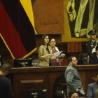 Esther Cuesta convocó al Pleno para posesionar a Roberto Romero como el nuevo superintendente de Bancos, el lunes 27 de enero.