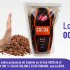 Este 27 de enero, Arcsa detectó cadmio en un lote de cocoa. El lote fue retirado.