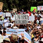 Una manifestación en contra de las deportaciones en Colorado (EE.UU.).
