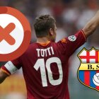 Francesco Totti no viene a la Noche Amarilla de Guayaquil.
