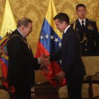 Daniel Noboa y Edmundo González en Carondelet.