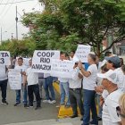 Días atrás, conductores y propietarios de buses de la cooperativa Río Amazonas realizaron un plantón en los exteriores de las oficinas de la Agencia de Tránsito y Movilidad (ATM).