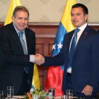 Edmundo González visitó Ecuador en su gira por Latinoamérica.