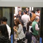 El 22 de enero también se evacuó un tren por el mal uso de una puerta.