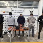 Detenidos. Los sospechosos intentaron huir cuando notaron la presencia policial.