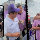 Incidente. El asambleísta protagonizó una discusión con uniformados de la Policía Nacional.