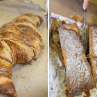 Por el día del croissant el Oro Verde ofreció uno gigante.