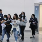 El martes pasado llegó un grupo de migrantes ecuatorianos a Guayaquil.