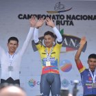 Jefferson Cepeda, ganador de la contrarreloj en la categoría masculina, se prepara para su debut internacional con Movistar Team tras su victoria en Imbabura.