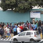 Jornada. Uno de los recintos electorales de la provincia del Guayas.